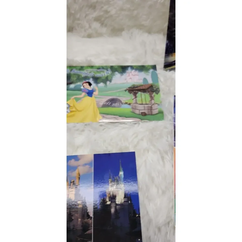 Vintage Disney Lot of 5 Postcards Maleficent Snow White Disney Castles READ - Picture 4 of 14